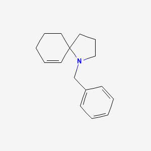 1-Azaspiro(4.5)dec-6-ene, 1-(phenylmethyl)-