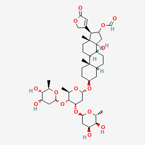 molecular formula C42H64O15 B14440756 16-Formyldigitalinum verum CAS No. 73987-01-6