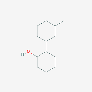 molecular formula C13H24O B1444080 2-(3-Methylcyclohexyl)cyclohexan-1-ol CAS No. 1342663-72-2