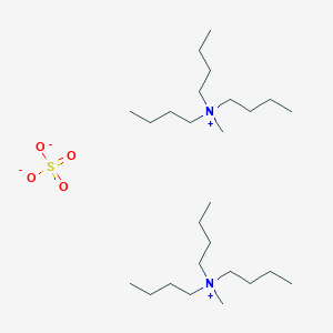 molecular formula C26H60N2O4S B14440804 Bis(N,N-dibutyl-N-methylbutan-1-aminium) sulfate CAS No. 79494-38-5