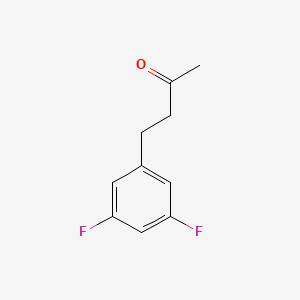 molecular formula C10H10F2O B1444082 4-(3,5-二氟苯基)丁-2-酮 CAS No. 1344343-18-5