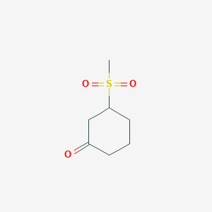 molecular formula C7H12O3S B1444083 3-Methanesulfonylcyclohexan-1-one CAS No. 1495492-84-6