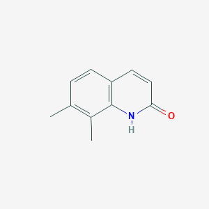 molecular formula C11H11NO B1444085 7,8-Dimethyl-1,2-dihydroquinolin-2-one CAS No. 154205-26-2