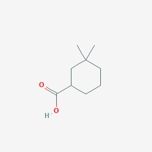 molecular formula C9H16O2 B1444086 3,3-二甲基环己烷-1-羧酸 CAS No. 52209-77-5