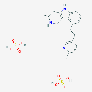 molecular formula C20H27N3O8S2 B144409 美拉伯因 CAS No. 128455-95-8