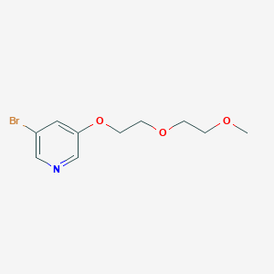3-Bromo-5-[2-(2-methoxyethoxy)ethoxy]pyridine