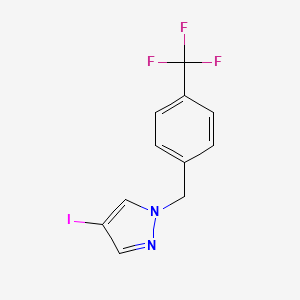 4-Iodo-1-(4-trifluoromethylbenzyl)-1H-pyrazole