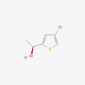 molecular formula C6H7BrOS B1444108 (S)-1-(4-Bromothiophen-2-yl)ethanol CAS No. 1344958-87-7