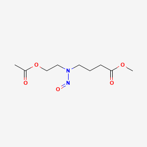 Methyl 4-(2-acetyloxyethylnitrosoamino)butanoate