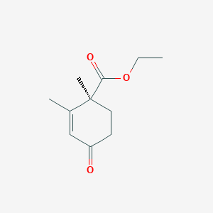 Ethyl (1S)-1,2-dimethyl-4-oxocyclohex-2-ene-1-carboxylate