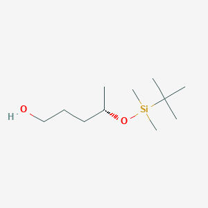 (4S)-4-{[tert-Butyl(dimethyl)silyl]oxy}pentan-1-ol