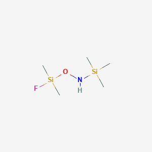 N-{[Fluoro(dimethyl)silyl]oxy}-1,1,1-trimethylsilanamine