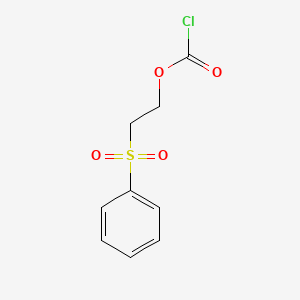 Carbonochloridic acid, 2-(phenylsulfonyl)ethyl ester