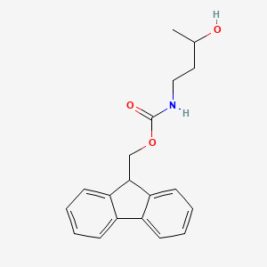 molecular formula C19H21NO3 B1444123 9H-芴-9-基甲基 N-(3-羟基丁基)氨基甲酸酯 CAS No. 1339095-35-0