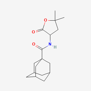 N-(5,5-Dimethyl-2-oxotetrahydro-3-furyl)-1-adamantanecarboxamide