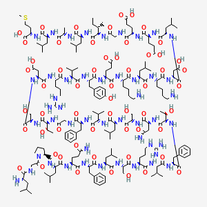 H-Leu-Gly-Pro-Leu-Gln-Phe-Leu-Ser-Arg-Val-Phe-Thr-Asn-Ser-Leu-Val-Phe-Gly-Thr-Ser-Asp-Arg-Val-Tyr-Glu-Lys-Leu-Lys-Asp-Leu-Glu-Glu-Gly-Ile-Leu-Ala-Leu-Met-OH