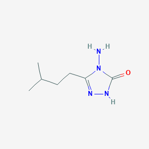 4-Amino-5-(3-methylbutyl)-2,4-dihydro-3H-1,2,4-triazol-3-one