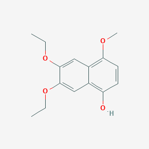 6,7-Diethoxy-4-methoxynaphthalen-1-ol