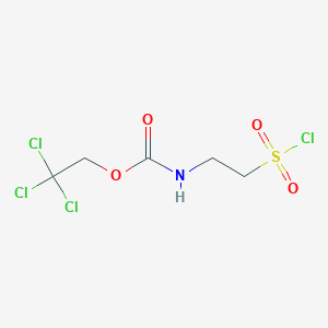 2,2,2-Trichloroethyl [2-(chlorosulfonyl)ethyl]carbamate