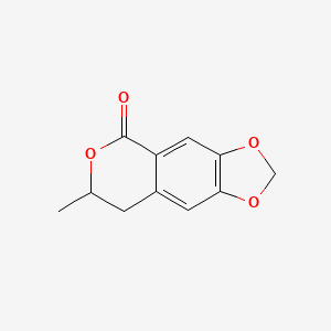 7-Methyl-7,8-dihydro-2H,5H-[1,3]dioxolo[4,5-g][2]benzopyran-5-one