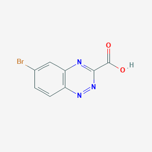 molecular formula C8H4BrN3O2 B1444153 6-溴-1,2,4-苯并三嗪-3-羧酸 CAS No. 1354512-00-7