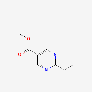 molecular formula C9H12N2O2 B1444154 Ethyl 2-ethylpyrimidine-5-carboxylate CAS No. 72790-13-7