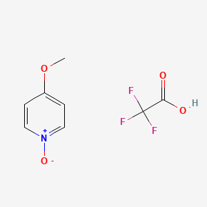 4-Methoxy-1-oxidopyridin-1-ium;2,2,2-trifluoroacetic acid