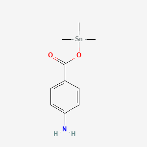 4-{[(Trimethylstannyl)oxy]carbonyl}aniline