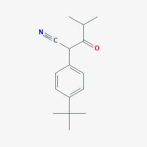 molecular formula C16H21NO B1444164 2-(4-Tert-butylphenyl)-4-methyl-3-oxopentanenitrile CAS No. 1177093-19-4