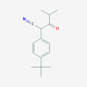 molecular formula C16H21NO B1444164 2-(4-叔丁基苯基)-4-甲基-3-氧戊腈 CAS No. 1177093-19-4