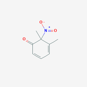 5,6-Dimethyl-6-nitrocyclohexa-2,4-dien-1-one