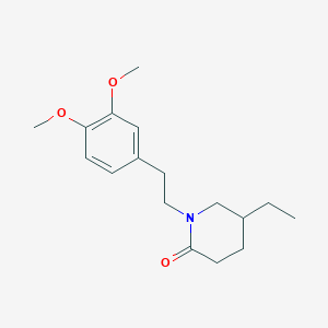 1-[2-(3,4-Dimethoxyphenyl)ethyl]-5-ethylpiperidin-2-one