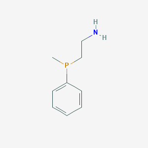 2-[Methyl(phenyl)phosphanyl]ethan-1-amine