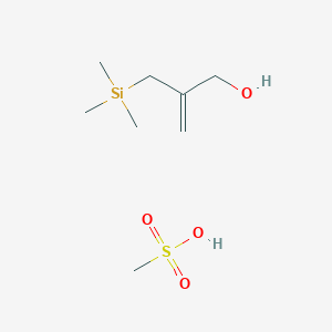 Methanesulfonic acid;2-(trimethylsilylmethyl)prop-2-en-1-ol