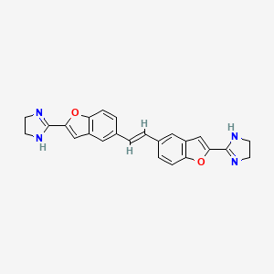 5,5'-Bis(2-imidazolin-2-yl)-2,2'-vinylenedi-1-benzofuran