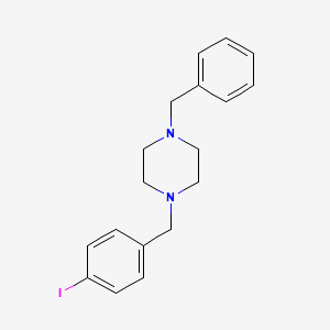 molecular formula C18H21IN2 B1444183 1-苄基-4-(4-碘苄基)哌嗪 CAS No. 1490840-70-4