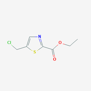 molecular formula C7H8ClNO2S B1444184 ethyl 5-(chloromethyl)thiazole-2-carboxylate CAS No. 175675-74-8