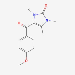 4-(4-Methoxybenzoyl)-1,3,5-trimethyl-1,3-dihydro-2H-imidazol-2-one