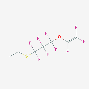 1-(Ethylsulfanyl)-1,1,2,2,3,3-hexafluoro-3-[(trifluoroethenyl)oxy]propane