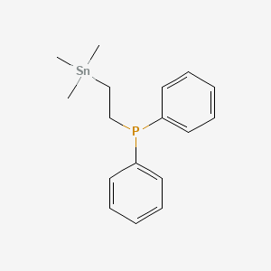 Diphenyl[2-(trimethylstannyl)ethyl]phosphane