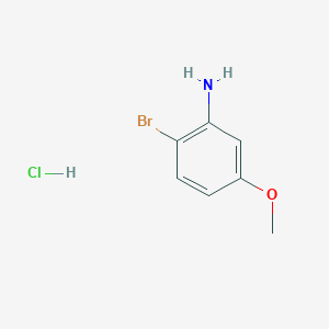 molecular formula C7H9BrClNO B144421 2-Bromo-5-methoxyaniline hydrochloride CAS No. 129968-11-2