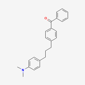 (4-{3-[4-(Dimethylamino)phenyl]propyl}phenyl)(phenyl)methanone