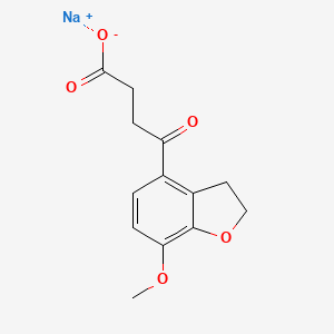 sodium;4-(7-methoxy-2,3-dihydro-1-benzofuran-4-yl)-4-oxobutanoate