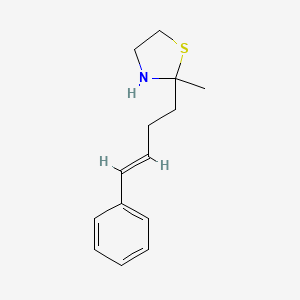 (E)-2-Methyl-2-(4-phenyl-3-butenyl)thiazolidine