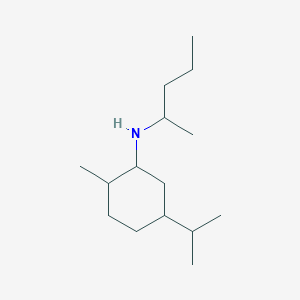 2-Methyl-N-(pentan-2-yl)-5-(propan-2-yl)cyclohexan-1-amine