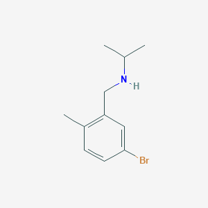 molecular formula C11H16BrN B1444223 (5-Bromo-2-methylbenzyl)-isopropylamine CAS No. 1514339-01-5