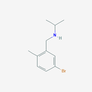 molecular formula C11H16BrN B1444223 (5-溴-2-甲基苄基)-异丙胺 CAS No. 1514339-01-5