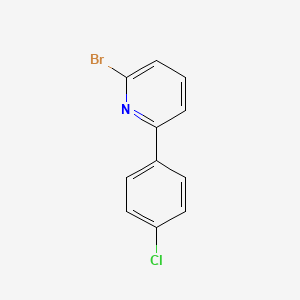 molecular formula C11H7BrClN B1444227 2-Bromo-6-(4-chlorophenyl)pyridine CAS No. 1374665-27-6