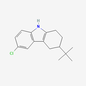 molecular formula C16H20ClN B1444232 3-tert-butyl-6-chloro-2,3,4,9-tetrahydro-1H-carbazole CAS No. 563539-31-1