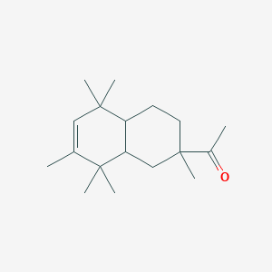 1-(2,5,5,7,8,8-Hexamethyl-1,2,3,4,4a,5,8,8a-octahydronaphthalen-2-yl)ethan-1-one